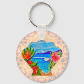 Hawaiian Paradise Sleutelhanger (Achterkant)