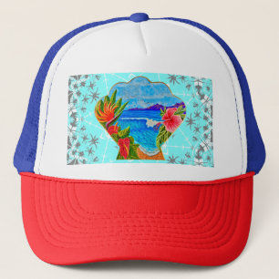 Hawaiian Paradise Trucker Pet