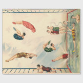 Hawaiian Pearl duiker mannelijk circus Cadeaupapier (Vlak)