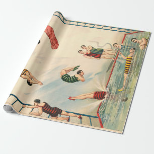 Hawaiian Pearl duiker mannelijk circus Cadeaupapier