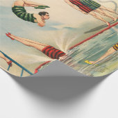 Hawaiian Pearl duiker mannelijk circus Cadeaupapier (Hoek)