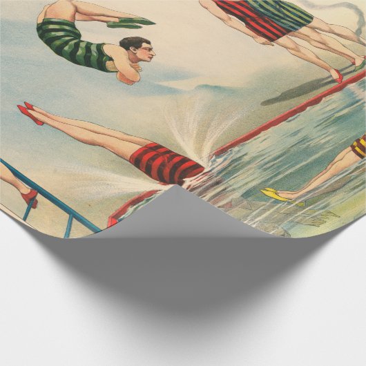 Hawaiian Pearl duiker mannelijk circus Cadeaupapier (Hoek)