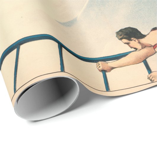 Hawaiian Pearl duiker mannelijk circus Cadeaupapier (Rol Hoek)