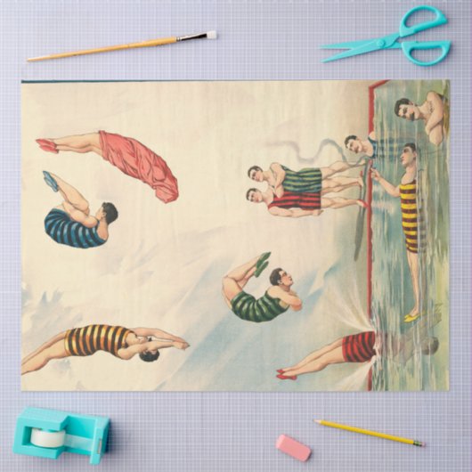 Hawaiian Pearl duiker mannelijk circus Tissuepapier (Craft)