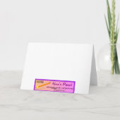 Hawaiian Penguin Holiday Greeting Kaart (Achterkant)