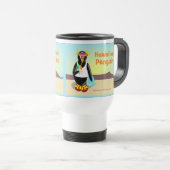 Hawaiian Penguin Travel Mug Reisbeker (Voorkant rechts)