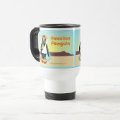 Hawaiian Penguin Travel Mug Reisbeker (Voorkant links)