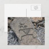 Hawaiian Petroglyph - Briefkaart (Voorkant / Achterkant)