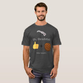 Hawaiian pidgin "like beef"-ontwerp t-shirt (Voorkant volledig)