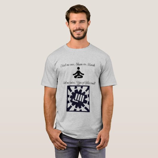 Hawaiian pidgin proverbshirt t-shirt (Voorkant volledig)