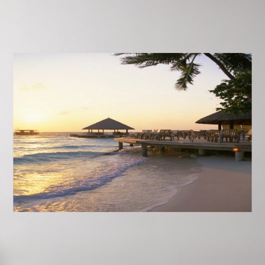 Hawaiian Pier Poster (Voorkant)