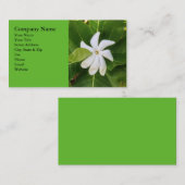 Hawaiian Pikake Jasmine Blossom Visitekaartje (Voorkant / Achterkant)