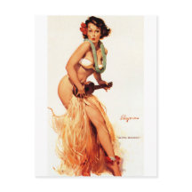 Hawaiian Pin Up