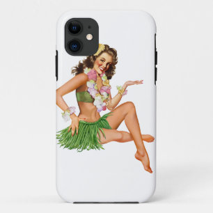 Hawaiian pin-up girl iPhone 5 hoesjes