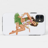  Hawaiian pin-up girl iPhone 5 hoesjes (Achterkant (horizontaal))