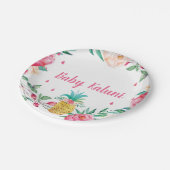 Hawaiian Pineappel Floral Waterverf ShowBorden Papieren Bordje (Gekanteld)
