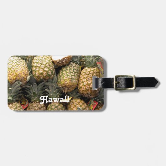 Hawaiian Pineapple Bagagelabel (Voorkant horizontaal)