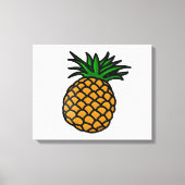 Hawaiian Pineapple Canvas Afdruk (Voorkant)