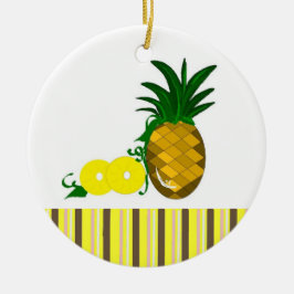 Hawaiian Pineapple Keramisch Ornament