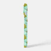 Hawaiian Pineapple Light Blue iPhone 15 Case (Linkerkant)