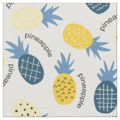 Hawaiian Pineapple Pattern Tropisch ontwerp Stof (Close Up)