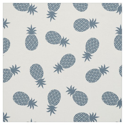 Hawaiian Pineapple Pattern Tropisch ontwerp Stof (Swatch)