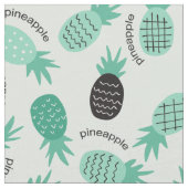 Hawaiian Pineapple Pattern Tropisch ontwerp Stof (Close Up)