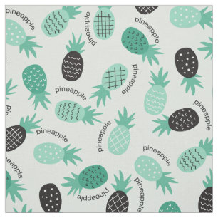 Hawaiian Pineapple Pattern Tropisch ontwerp Stof