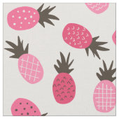 Hawaiian Pineapple Pattern Tropisch ontwerp Stof (Close Up)