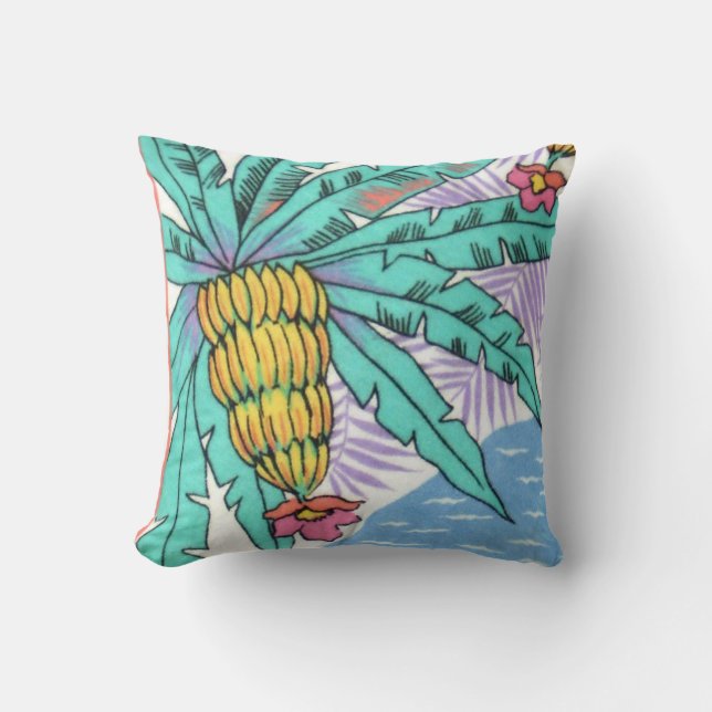 Hawaiian Pineapple Pillow Kussen (Voorkant)