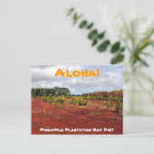 Hawaiian Pineapple Plantation Briefkaart (Staand voorkant)