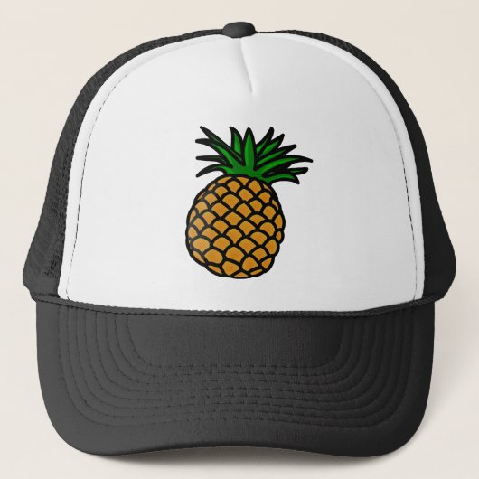 Hawaiian Pineapple Trucker Pet (Voorkant)