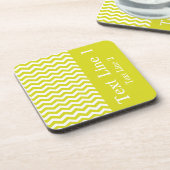 Hawaiian Pineapple Wave Chevron aanpasbaar Onderzetter (Linkerzijde)