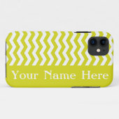 Hawaiian Pineapple Wave Chevron met naam Case-Mate iPhone Case (Achterkant (horizontaal))
