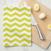 Hawaiian Pineapple Wave Chevron Theedoek (Quarter Fold)
