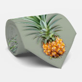 Hawaiian Pineapples Sage Green Stropdas (Opgerold)