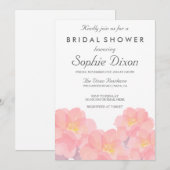 Hawaiian Pink Floral Bridal Shower Kaart (Voorkant / Achterkant)