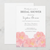 Hawaiian Pink Floral Bridal Shower Kaart (Voorkant / Achterkant)