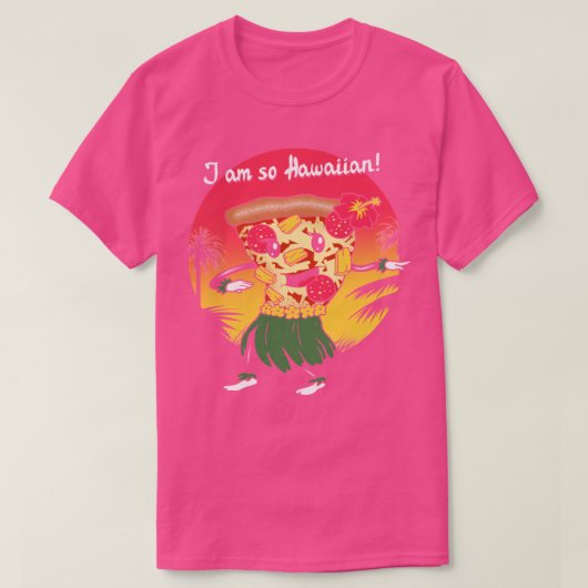 Hawaiian Pizza 1 T-shirt (Design voorkant)