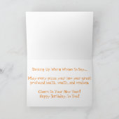 "Hawaiian Pizza" Birthday Kaart (Binnen)