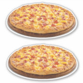 Hawaiian Pizza Sticker (Voorkant)