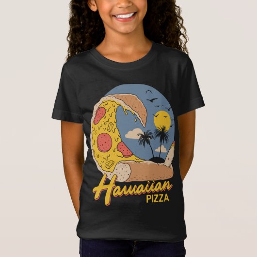 Hawaiian Pizza T-shirt (Voorkant)