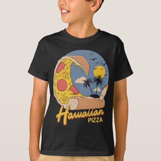 Hawaiian Pizza T-shirt (Voorkant)