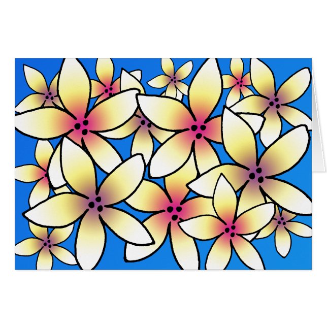 Hawaiian Plumeria (Voorkant Horizontaal)