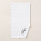 Hawaiian Plumeria Bathroom Towel Set Bad Handdoek (Handdoek)