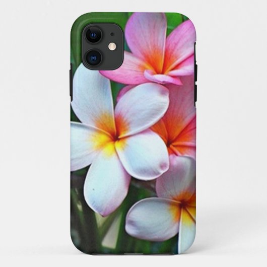 Hawaiian Plumeria bloemen Case-Mate iPhone Case (Achterkant)