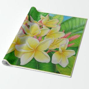 Hawaiian Plumeria Cadeaupapier