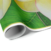 Hawaiian Plumeria Cadeaupapier (Rol Hoek)
