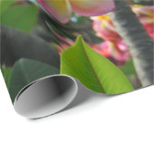 Hawaiian Plumeria Cadeaupapier (Rol Hoek)