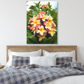 Hawaiian Plumeria Canvas Afdruk (Insitu (Slaapkamer))